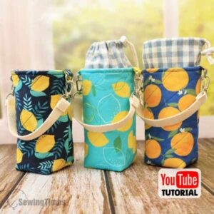 Bottle Bag PDF Sewing Pattern ST438