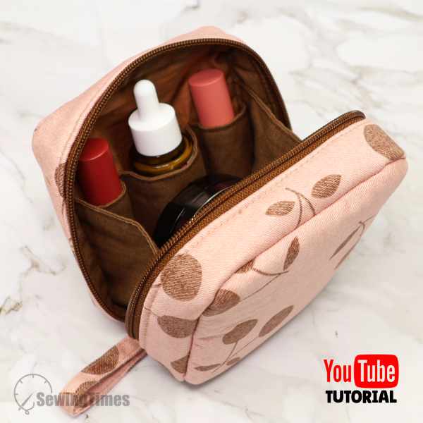 square cosmetic pouch