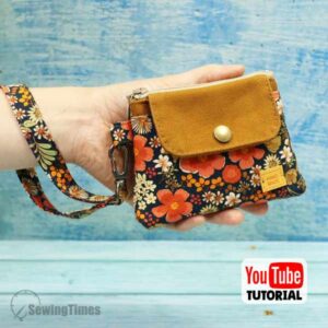 Small Wristlet Wallet PDF Sewing Pattern ST7535