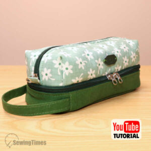 Double Layer Pencil Case PDF Sewing Pattern ST7638