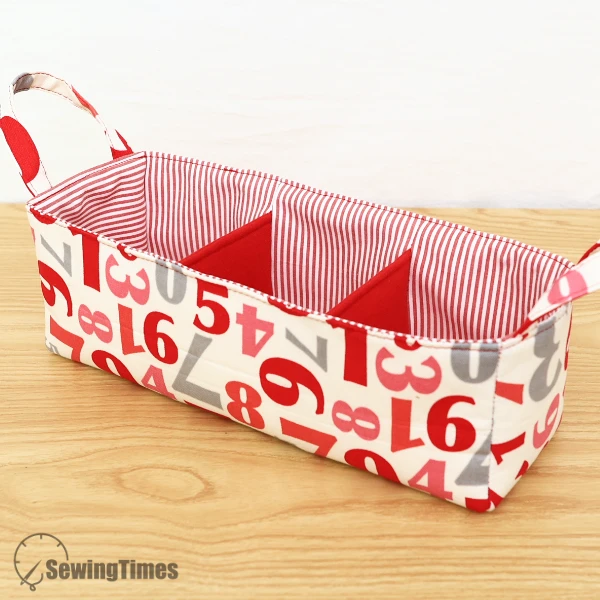 Divided Fabric Basket PDF Sewing Pattern ST9529