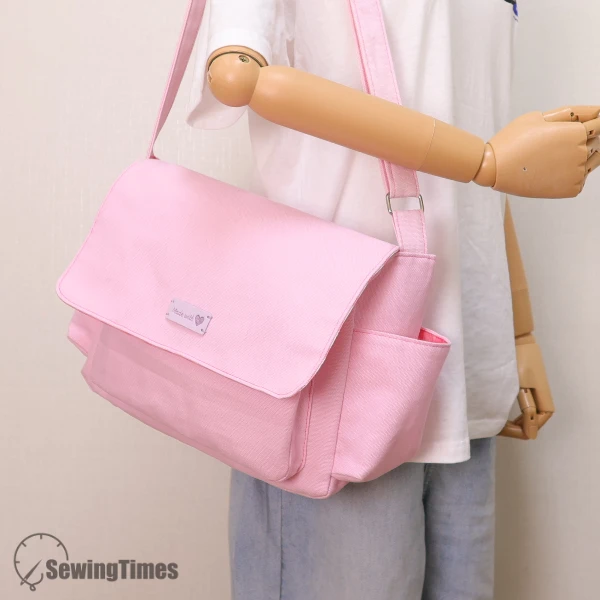 Canvas Messenger Bag PDF Sewing Pattern ST10042