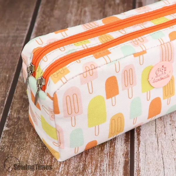 Double Zip Pencil Case PDF Sewing Pattern ST9935