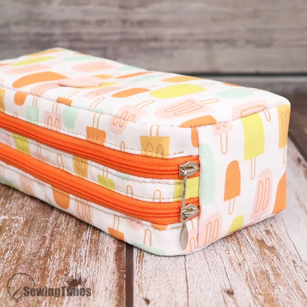 Double Zip Pencil Case PDF Sewing Pattern ST9935
