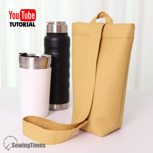 2-Way Bottle & Tumbler Tote PDF Sewing Pattern ST11429