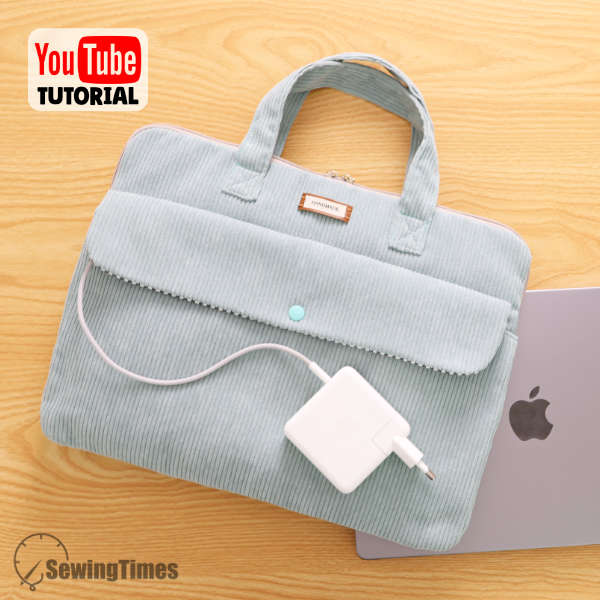 Cozy 15" Laptop Bag PDF Sewing Pattern ST11538