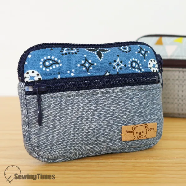 ST11929_MiniWalletwithDoubleZipper_03 Mini Wallet with Double Zipper PDF Sewing Pattern ST11929