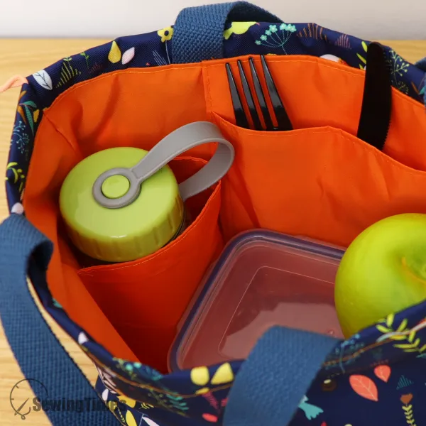 Waterproof Drawstring Lunch Bag PDF Sewing Pattern ST12029