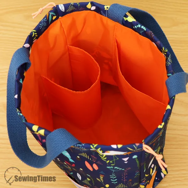 Waterproof Drawstring Lunch Bag PDF Sewing Pattern ST12029