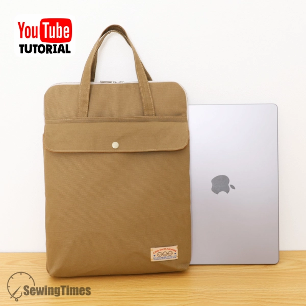 Laptop Tote Bag PDF Sewing Pattern ST12242