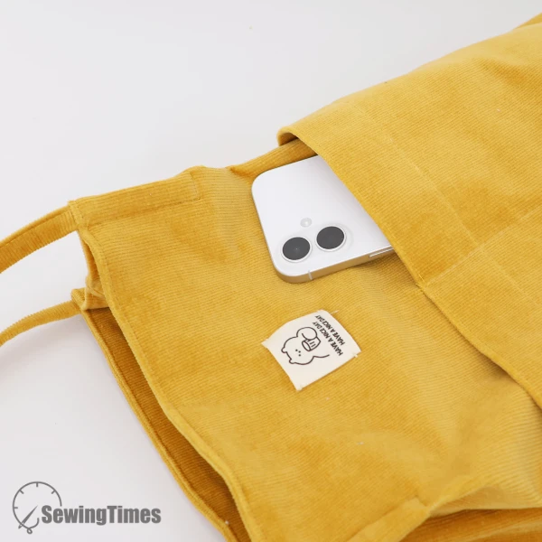 Corduroy Tote Bag PDF Sewing Pattern ST12535