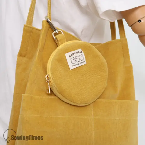 Clip-on Round Zipper Pouch PDF Sewing Pattern ST12629