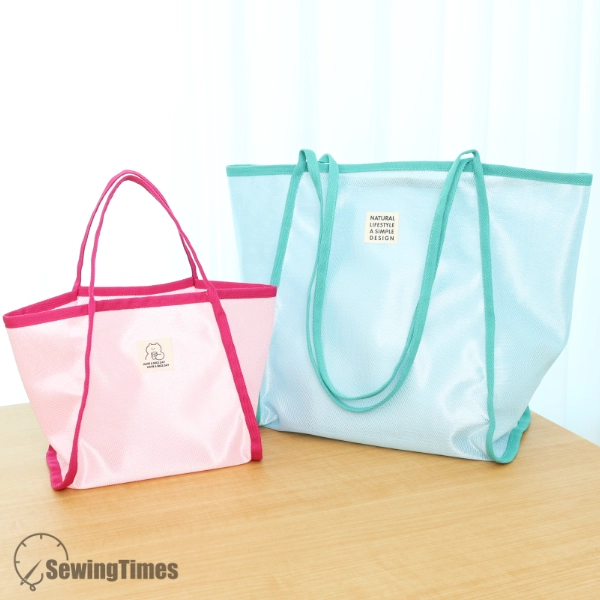 Unlined tote bag - 2 Sizes PDF Sewing Pattern ST12742