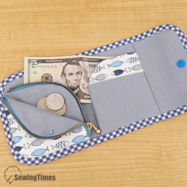 Trifold Kids Wallet PDF Sewing Pattern ST12829