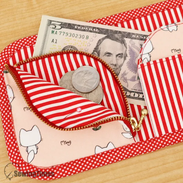 Trifold Kids Wallet PDF Sewing Pattern ST12829