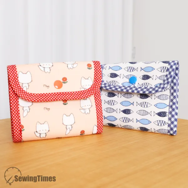 Trifold Kids Wallet PDF Sewing Pattern ST12829