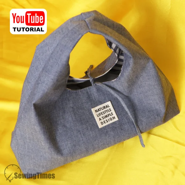 Triangle Denim Bag PDF Sewing Pattern ST13535