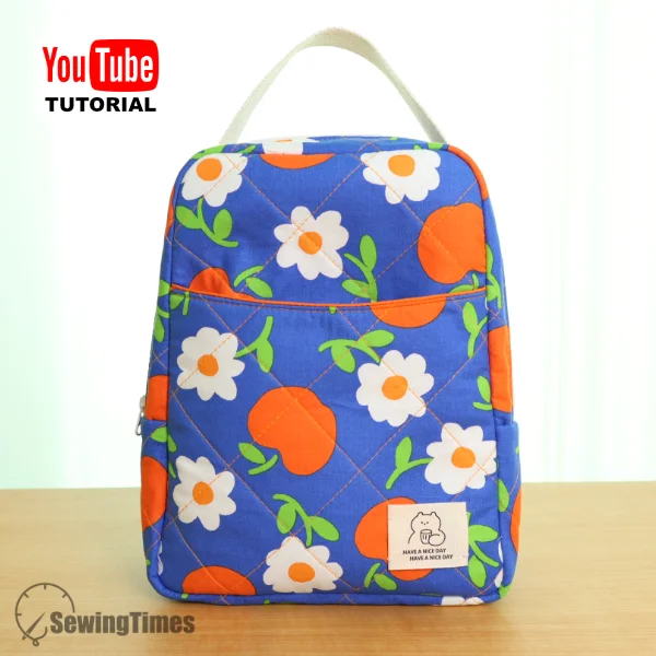Puffy Lunch BagPDF Sewing Pattern ST14142