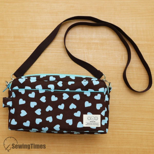 Triple-Zip Crossbody PDF Sewing Pattern ST14342