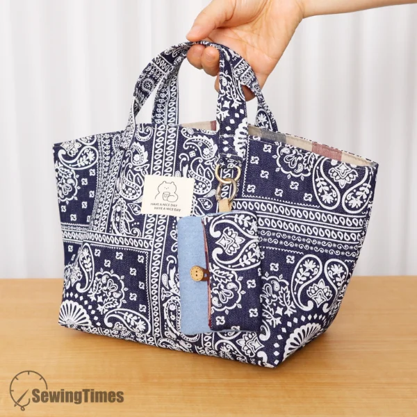 Carry-All Tote & Mini Pouch PDF Sewing Pattern ST14742