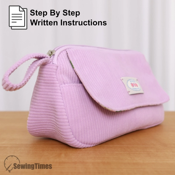 Flair Pencil Case PDF Pattern with Written Instructions STT0706
