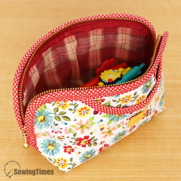 Pencil Case with Cute Pockets PDF Sewing Pattern ST15129