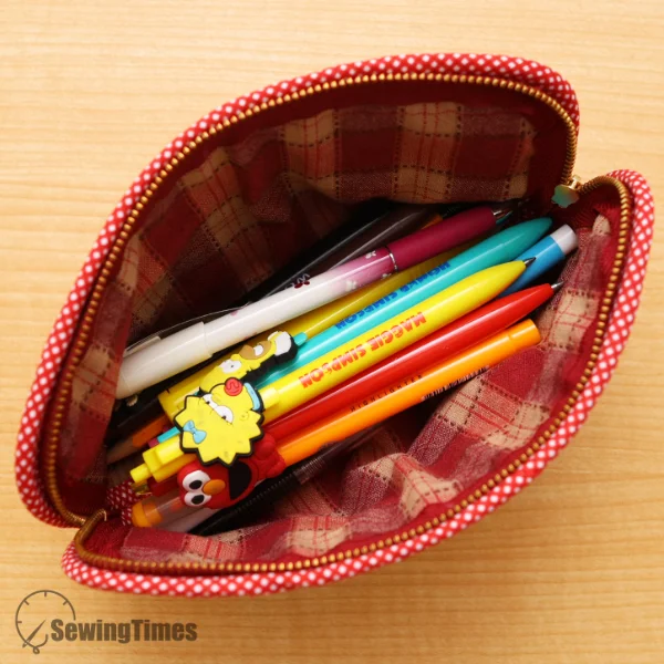 Pencil Case with Cute Pockets PDF Sewing Pattern ST15129