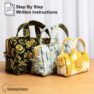 Bliss Mini Bag - 3 Sizes PDF Pattern with Written Instructions STT1207