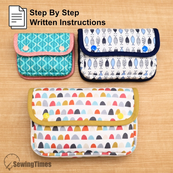 Grove Snap Pouch - 3 Sizes PDF Pattern with Written Instructions STT1007