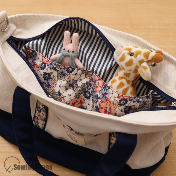 SereneToteBag_05 Serene Tote Bag_2 Sizes PDF Pattern with Written Instructions STT0909