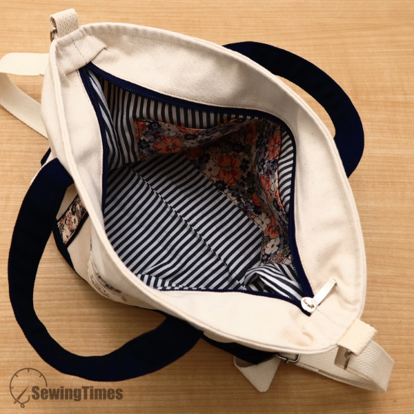 SereneToteBag_06 Serene Tote Bag_2 Sizes PDF Pattern with Written Instructions STT0909