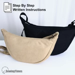 Luna Crossbody Bag_2 Sizes PDF Pattern with Written Instructions STT1319