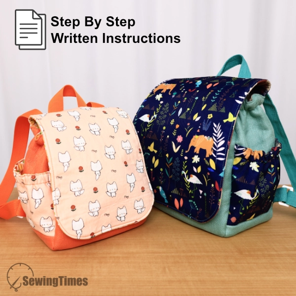 PebbleKidsBackpack_01 Pebble Kids Backpack_2 Sizes PDF Pattern
