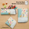 Fluke Zipper Pouch - 3 Sizes PDF Pattern