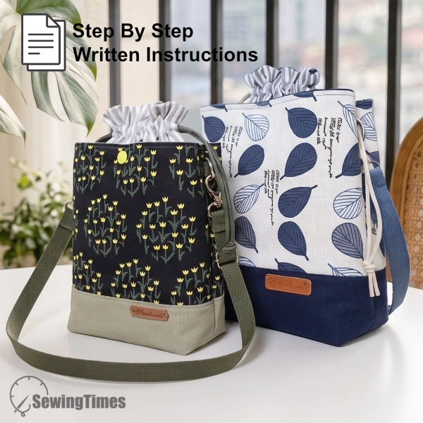 Lush Bucket Bag_2 Sizes PDF Pattern